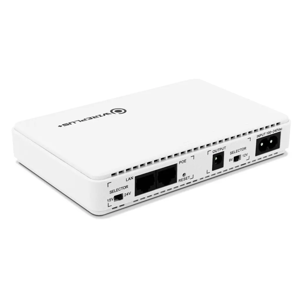 [WP-MINI-21W] Wireplus - Mini UPS 21w 2200Mahx4 120v-ac  input output USB 5v Dc 9V o 12v poe 15V-24V (1).webp