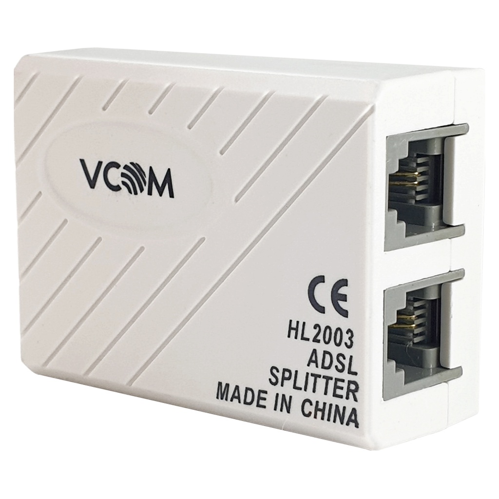 Filtro ADSL Splitter RJ11 VCOM