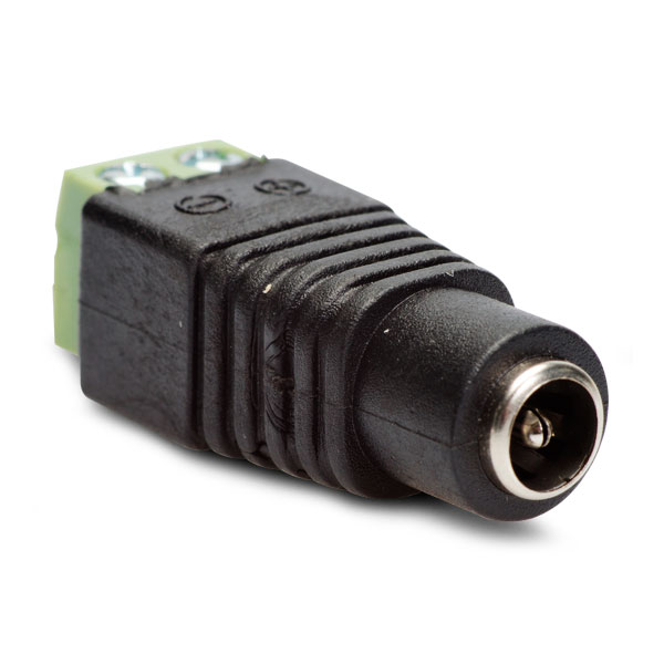 Conector Dc Plug Hembra Cctv Voltaje 12v Camara