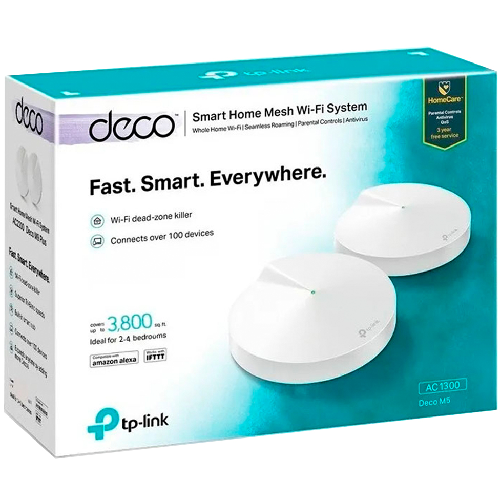 Router Sistema de Malla Deco M5 tp-link AC1300 2pack