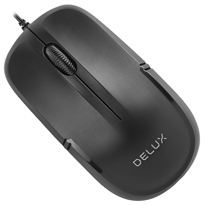 Mouse USB M136BU Negro Delux 