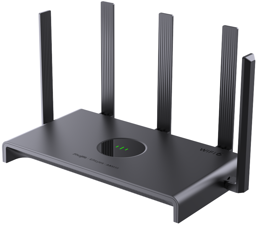 Router Mesh Gigabit Wifi 6 AX3000 5 Anenas Rompemuros 2 WAN RG-EW3000GX PRO Gamer Ruijie Reyee