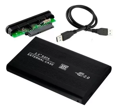 Case Externo de 2.5" USB 2.0 para Disco Duro SATA