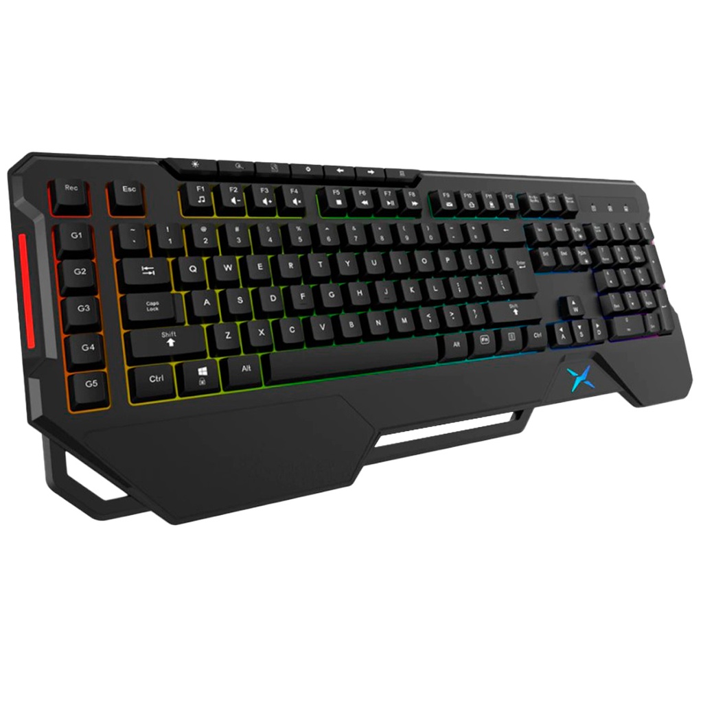 Teclado Gaming Delux K9600 RGB USB Negro