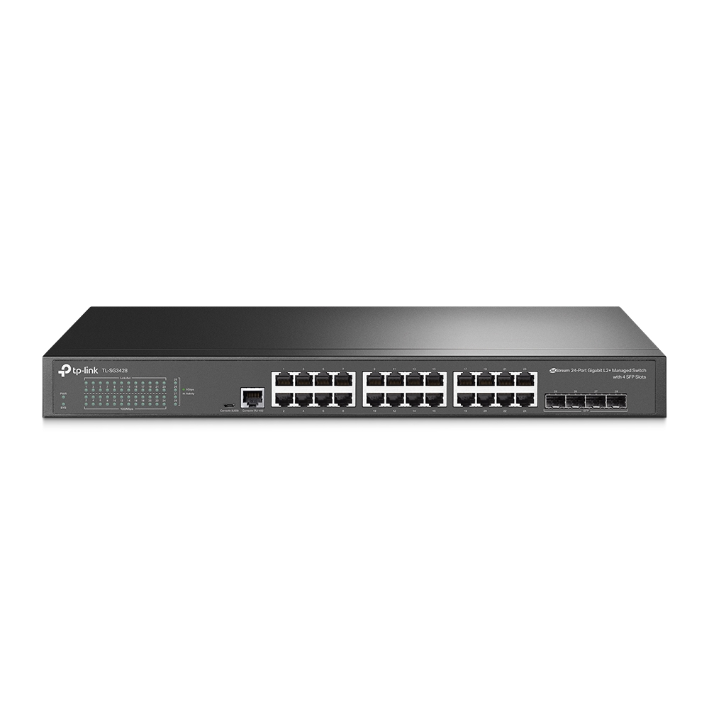 Switch Administrable JetStream Gigabit 24 puertos L2 + 4 SFP tp-link SG3428