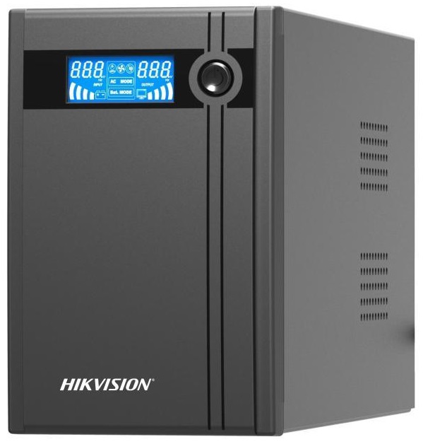 UPS 2000VA 1200W con Pantalla LCD 6 Tomas (4 con Respaldo + 2 ) HIKVISION