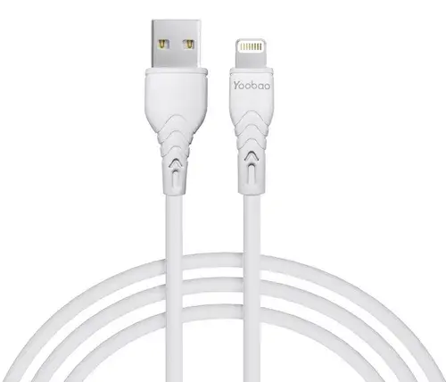 Cable para Iphone Lightning Yoobao C4 100cm - Blanco