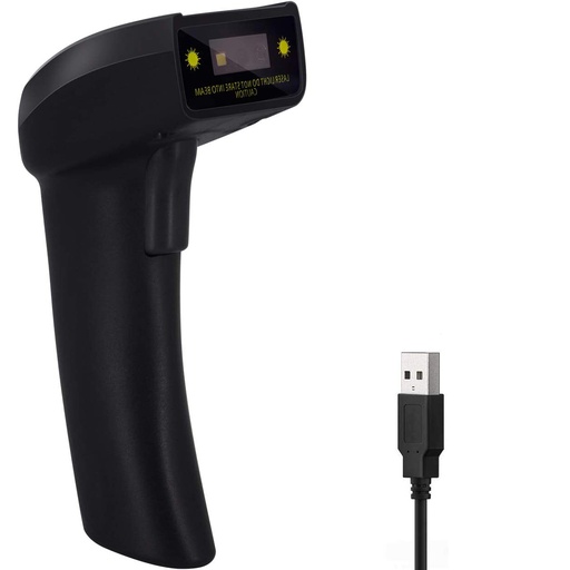 [MJ-1400] Lector Escáner Pistola de Código Barras USB Symcode con cable