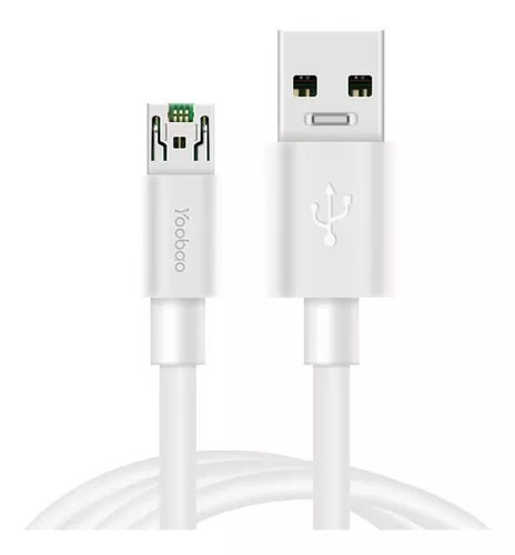 [YB-402M] Cable Micro Usb Carga Rápida Datos Yoobao Yb-402M Blanco