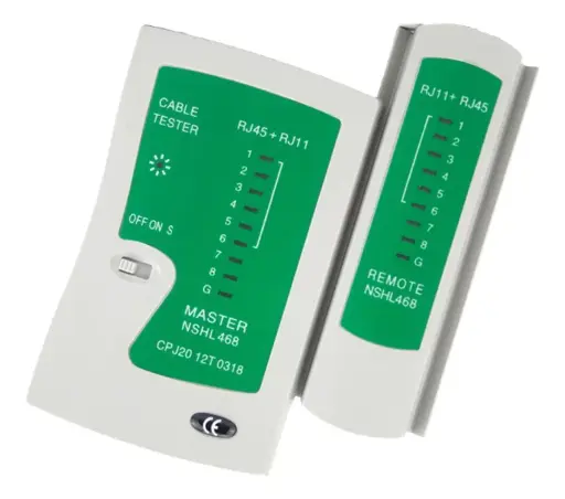 [WP-LAN-TESTER] Lan Cable Tester Remoto Probador Rj45 Rj11 Usb WIREPLUS+