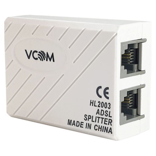 [RJ11VCOM] Filtro ADSL Splitter RJ11 VCOM