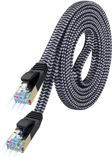 Patch Cord Cable de Red plano Cat 7 2m 6.6ft 