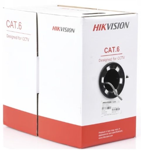 [DS-1LN6U-G] Bobina Cable de Red UTP Gris 305 Metros CAT6 100% Cobre HIKVISION