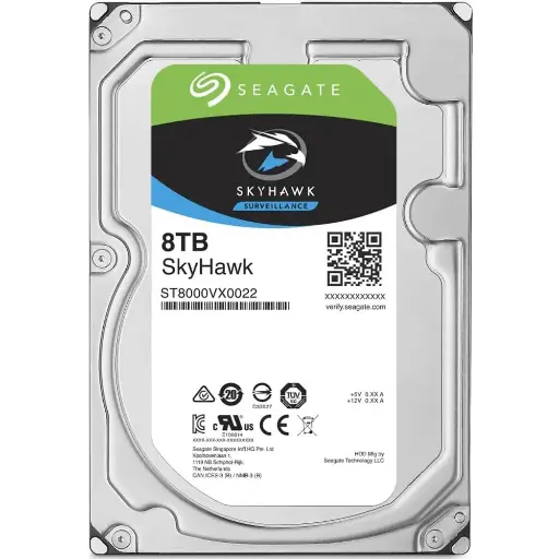 [ST8000VX0002] Disco Duro HDD SKYHAWK 8TB Sata III para DVR SEAGATE