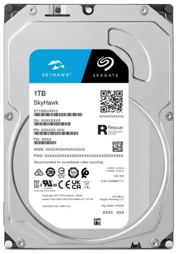 [ST1000VX013] Disco Duro HDD SKYHAWK 1TB Sata III para DVR SEAGATE